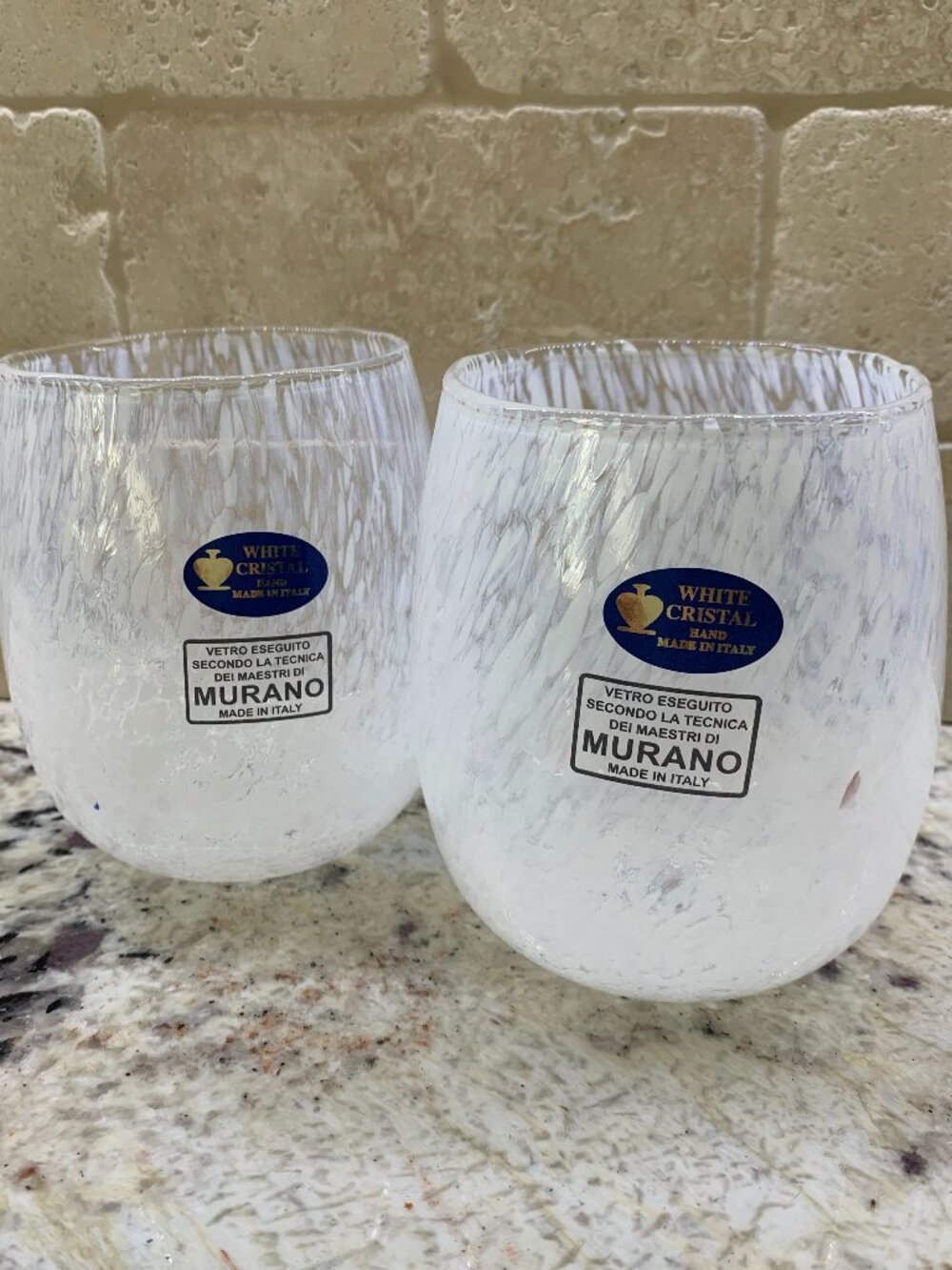 Made in Italy Set of 2 Glasses - NWT